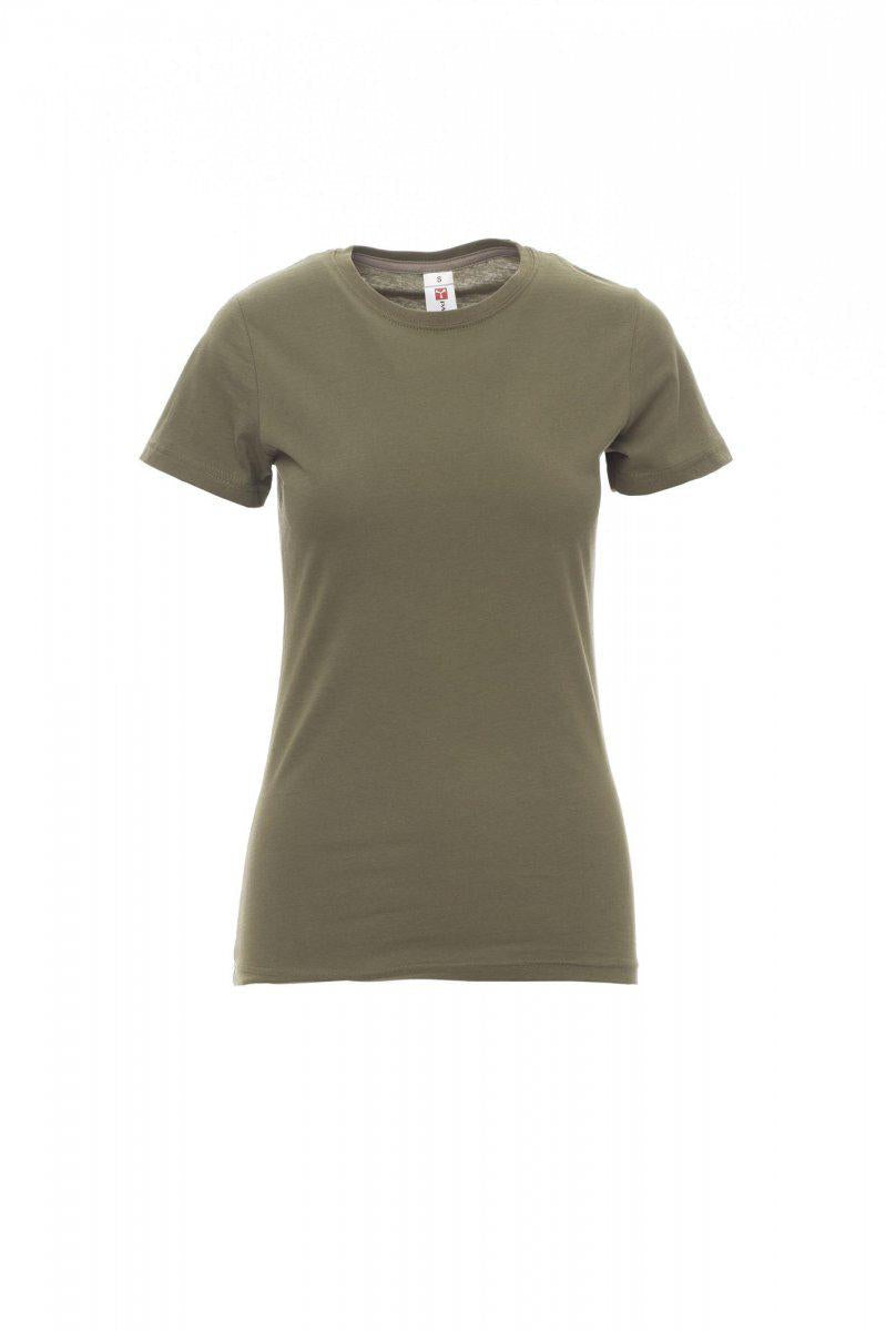 SUNSET LADY T-SHIRTGIROCOLLO DONNA 155gr. PAYPER personalizzato con logo - Pubblienne