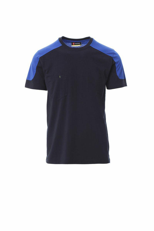 CORPORATE T-SHIRT BICOLORE CON TASCHINO PAYPER personalizzato con logo - Pubblienne