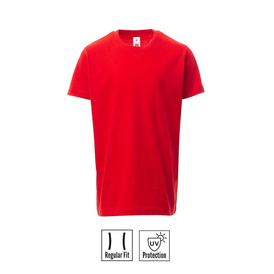 PRINT KIDS T-SHIRT BAMBINO GIROCOLLO 150GR PAYPER personalizzato con logo - Pubblienne