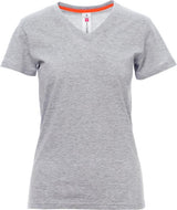 V-NECK LADY T-SHIRTCOLLO V DONNA PAYPER personalizzato con logo - Pubblienne