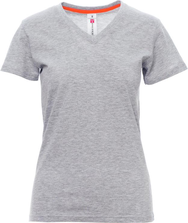 V-NECK LADY T-SHIRTCOLLO V DONNA PAYPER personalizzato con logo - Pubblienne