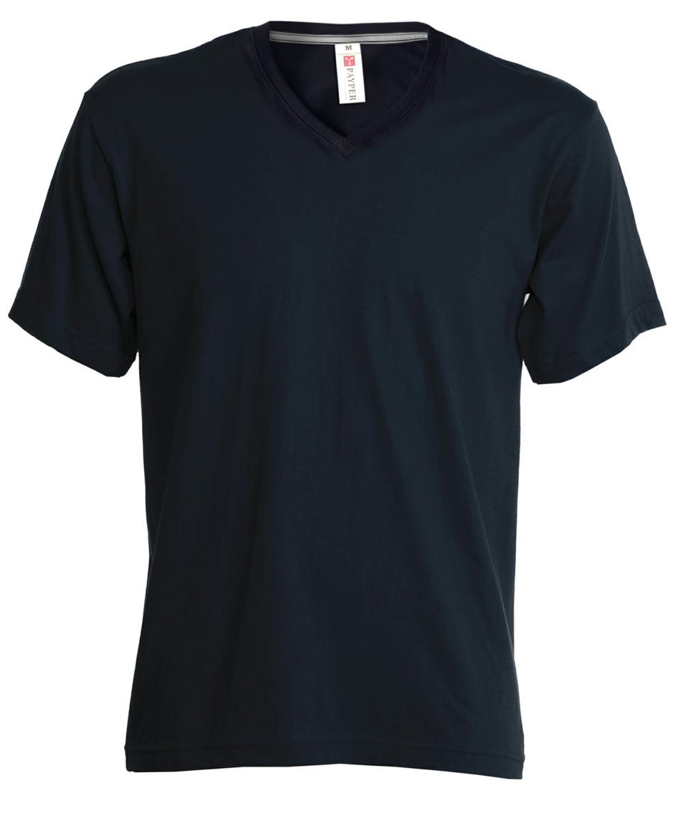 V-NECK T-SHIRT COLLO V PAYPER personalizzato con logo - Pubblienne