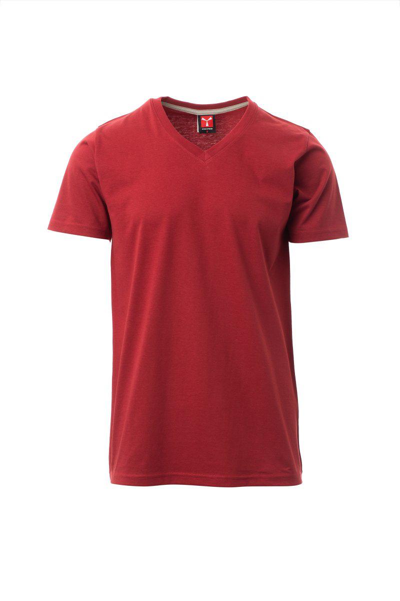 V-NECK T-SHIRT COLLO V PAYPER personalizzato con logo - Pubblienne