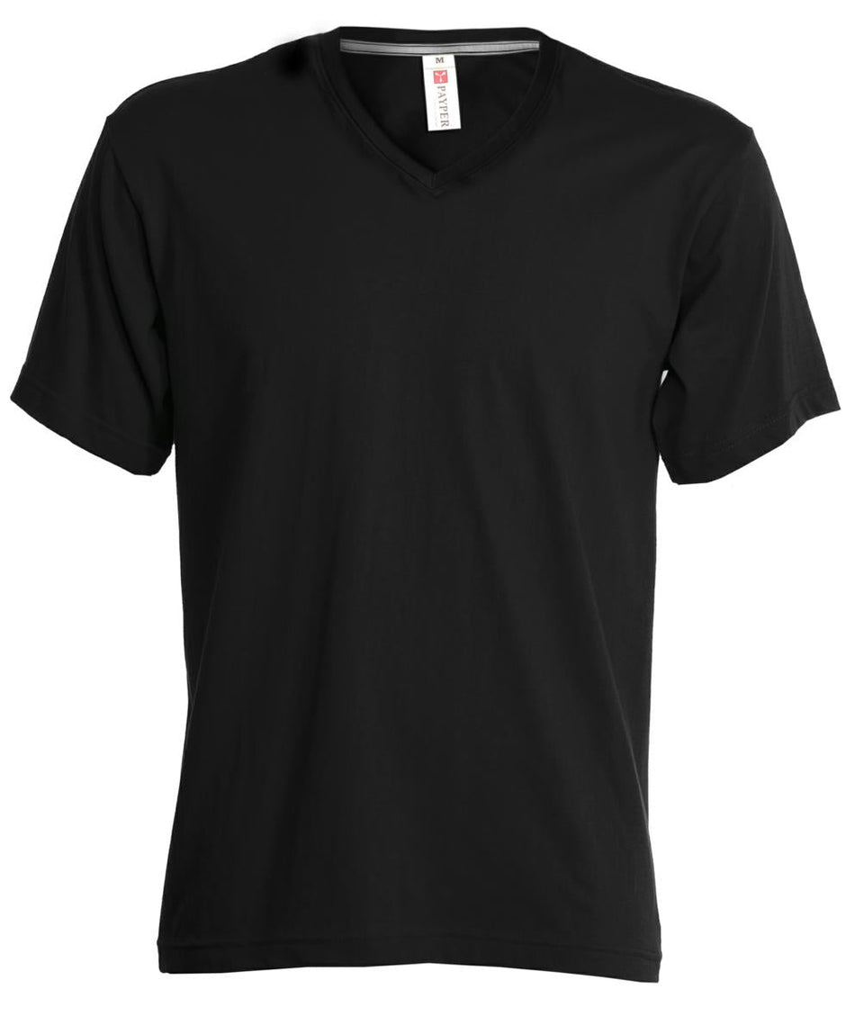 V-NECK T-SHIRT COLLO V PAYPER personalizzato con logo - Pubblienne