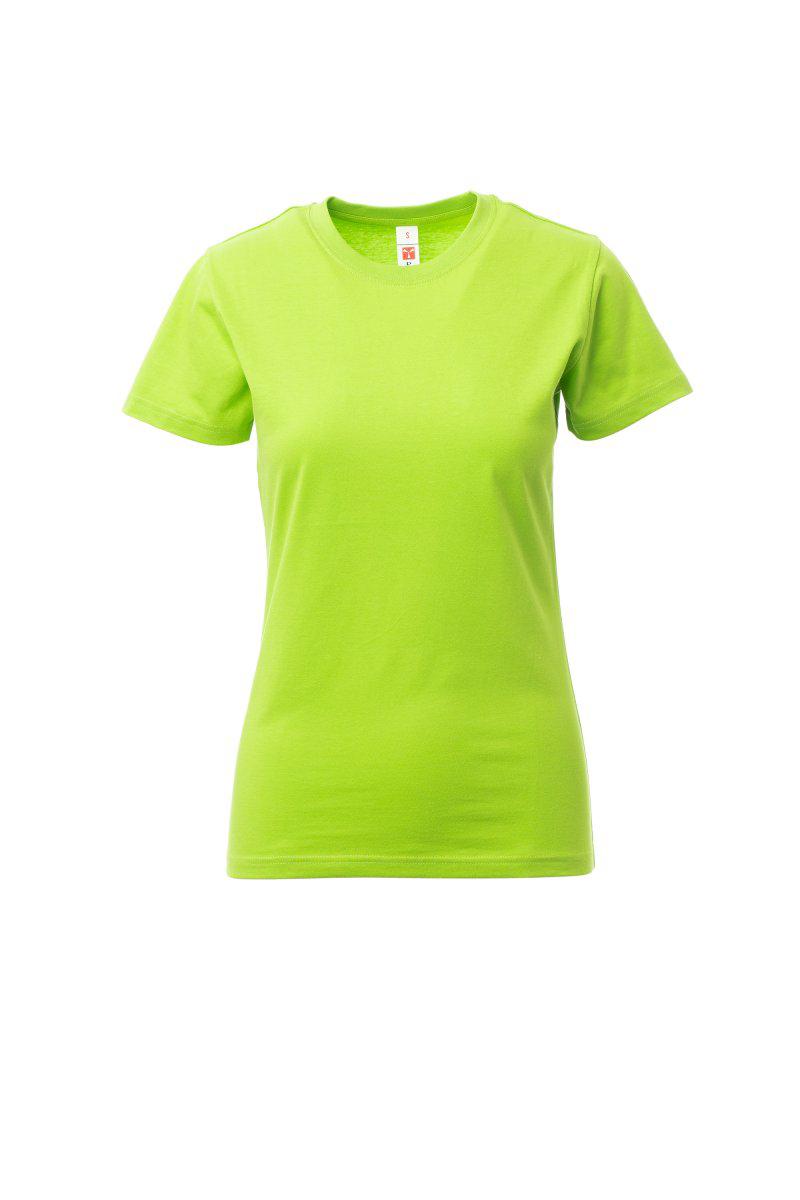 PRINT LADY T-SHIRT GIROCOLLO DONNA PAYPER 150 gr. personalizzato con logo - Pubblienne