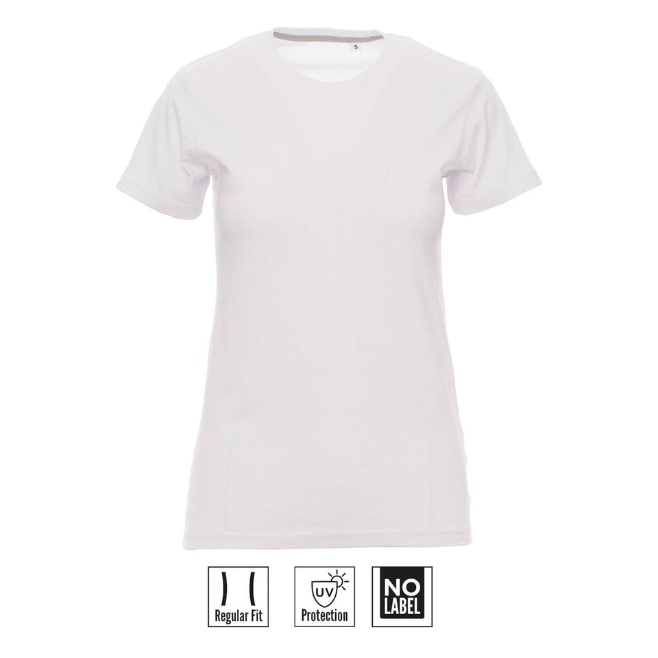 FREE LADY T-SHIRT DONNA SENZA ETICHETTA PAYPER personalizzato con logo - Pubblienne