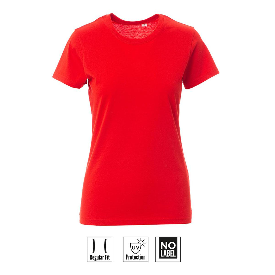 FREE LADY T-SHIRT DONNA SENZA ETICHETTA PAYPER personalizzato con logo - Pubblienne