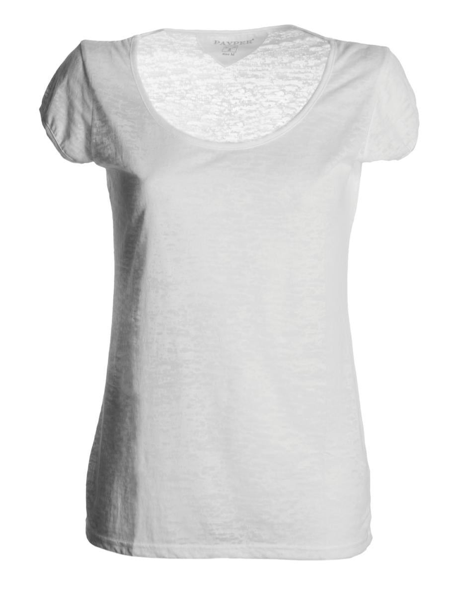 T-shirt donna girocollo FIRED LADY PAYPER personalizzato con logo - Pubblienne