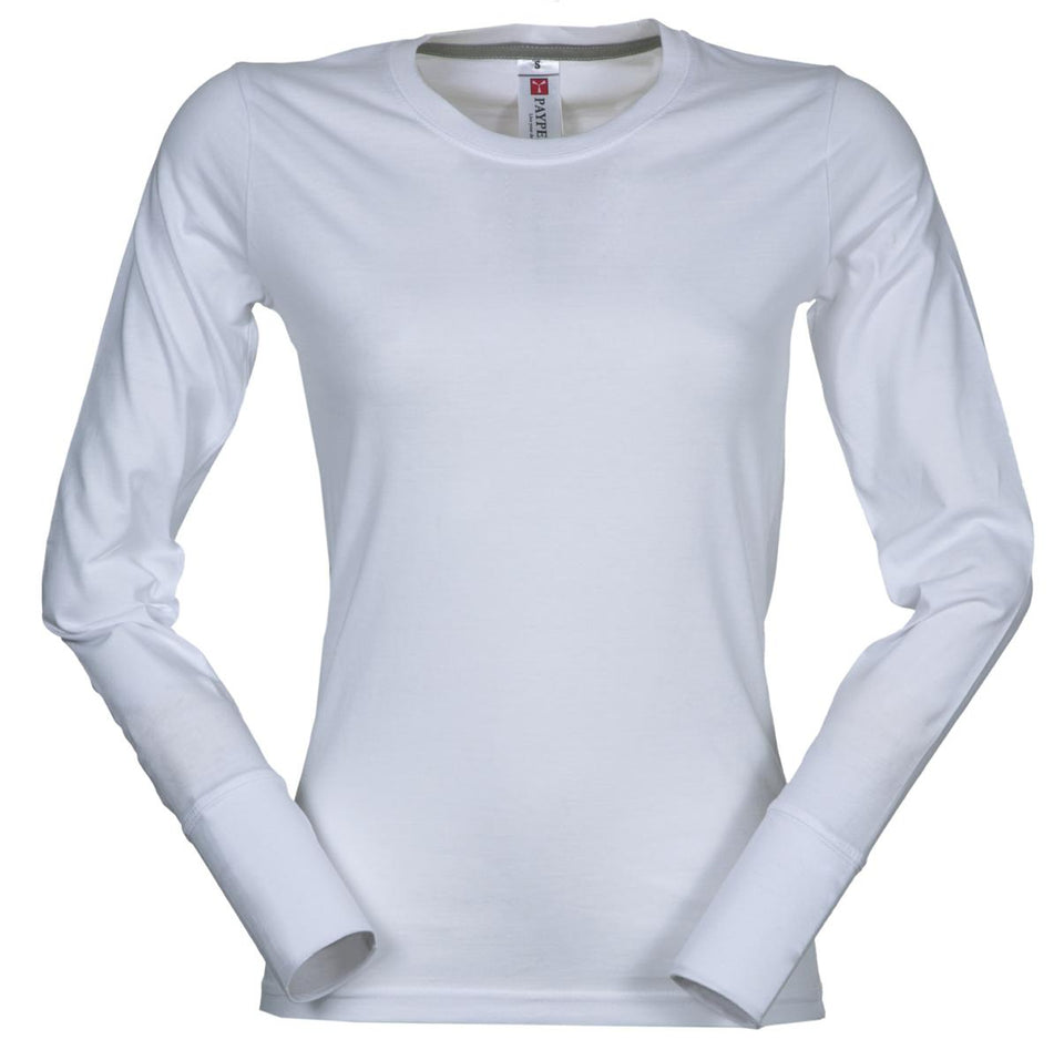 PINETA LADY T-SHIRTMANICA LUNGA DONNA 165 gr. PAYPER personalizzato con logo - Pubblienne