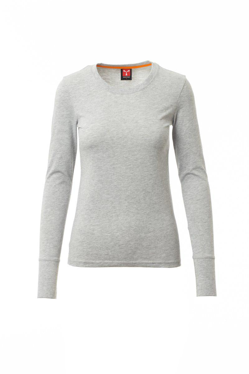 PINETA LADY T-SHIRTMANICA LUNGA DONNA 165 gr. PAYPER personalizzato con logo - Pubblienne