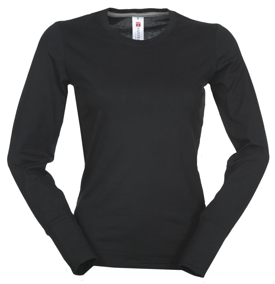 PINETA LADY T-SHIRTMANICA LUNGA DONNA 165 gr. PAYPER personalizzato con logo - Pubblienne
