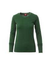 PINETA LADY T-SHIRTMANICA LUNGA DONNA 165 gr. PAYPER personalizzato con logo - Pubblienne