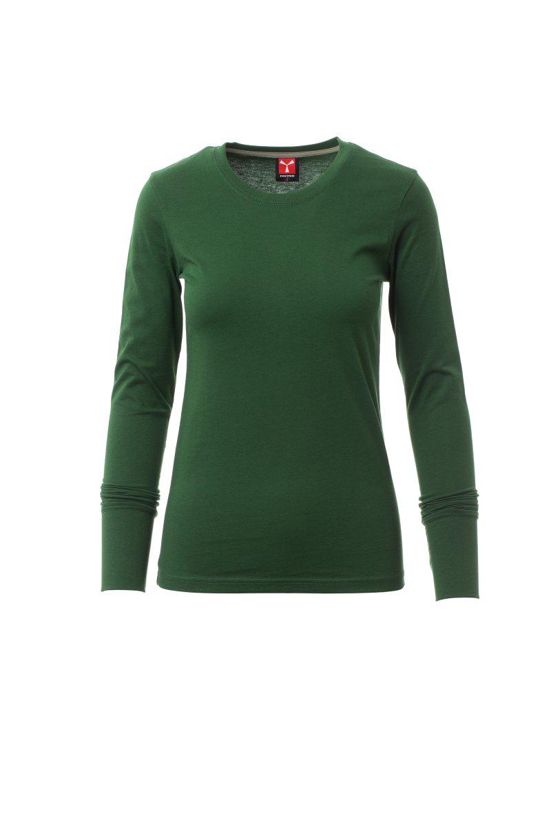 PINETA LADY T-SHIRTMANICA LUNGA DONNA 165 gr. PAYPER personalizzato con logo - Pubblienne
