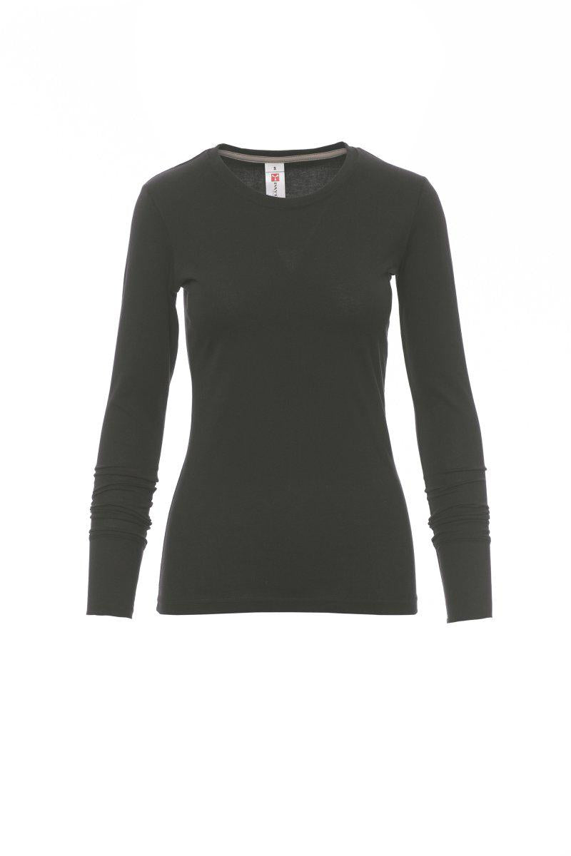 PINETA LADY T-SHIRTMANICA LUNGA DONNA 165 gr. PAYPER personalizzato con logo - Pubblienne