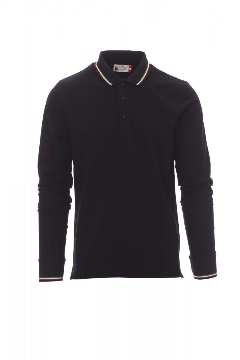 AVIAZIONE POLO MANICA LUNGA PAYPER personalizzato con logo - Pubblienne