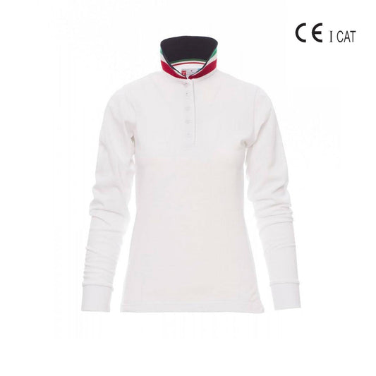 LONG NATION LADY POLO 210 GR.PAYPER personalizzato con logo - Pubblienne