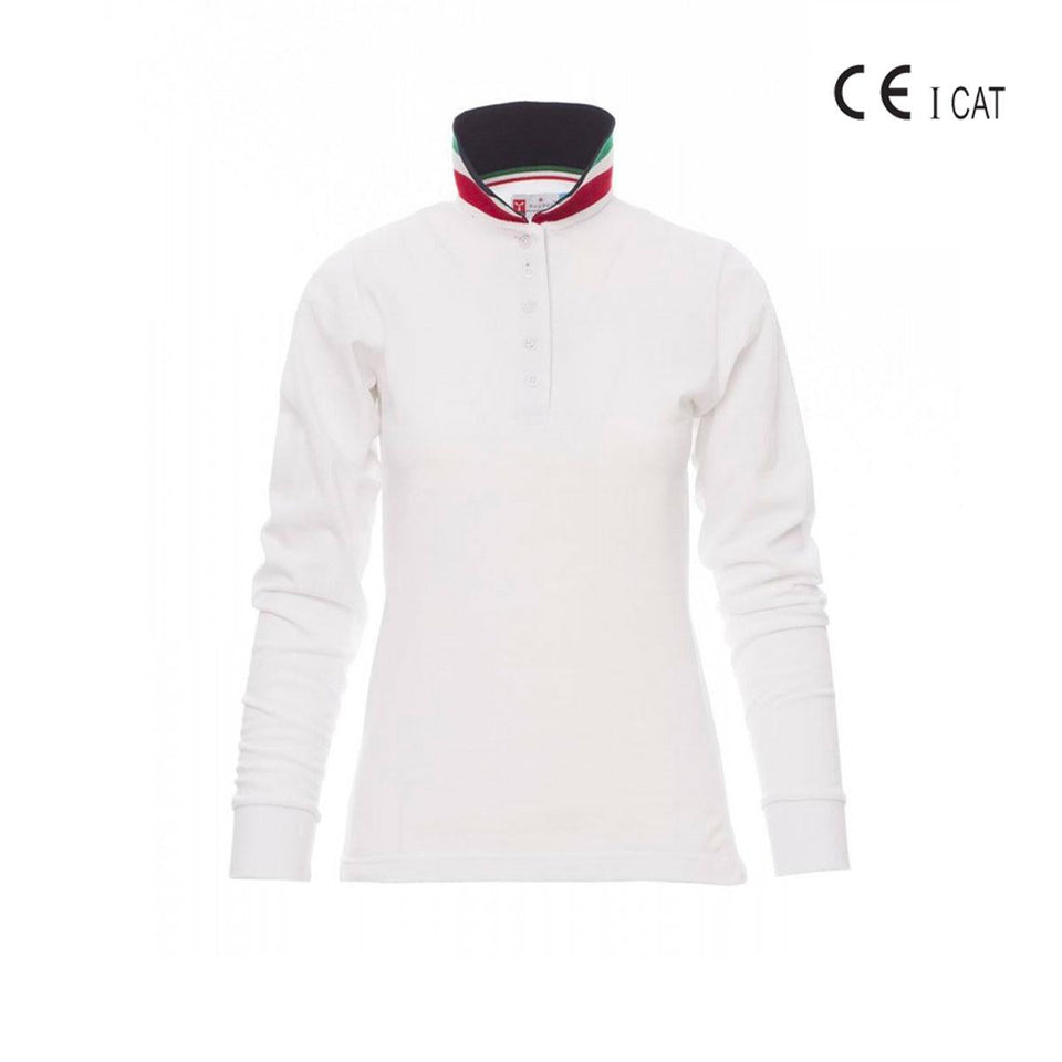 LONG NATION LADY POLO 210 GR.PAYPER personalizzato con logo - Pubblienne