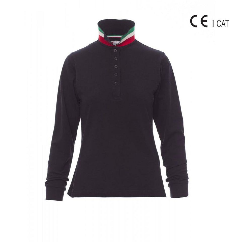 LONG NATION LADY POLO 210 GR.PAYPER personalizzato con logo - Pubblienne