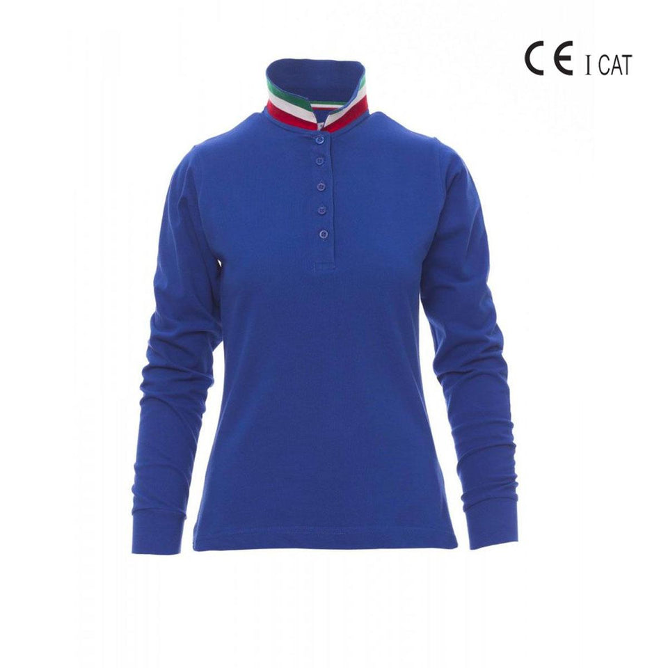 LONG NATION LADY POLO 210 GR.PAYPER personalizzato con logo - Pubblienne