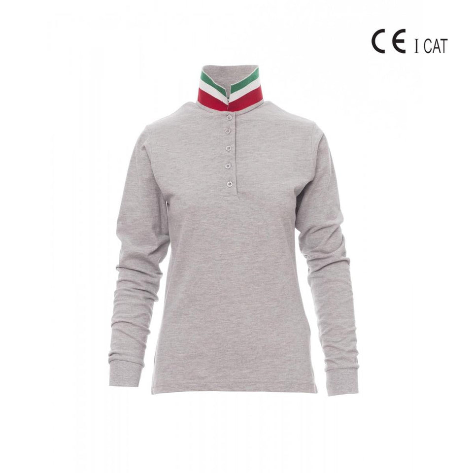 LONG NATION LADY POLO 210 GR.PAYPER personalizzato con logo - Pubblienne