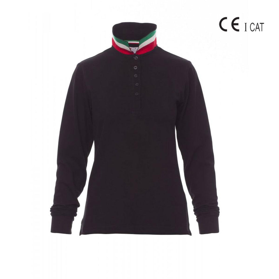 LONG NATION LADY POLO 210 GR.PAYPER personalizzato con logo - Pubblienne