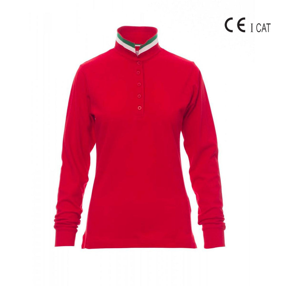 LONG NATION LADY POLO 210 GR.PAYPER personalizzato con logo - Pubblienne