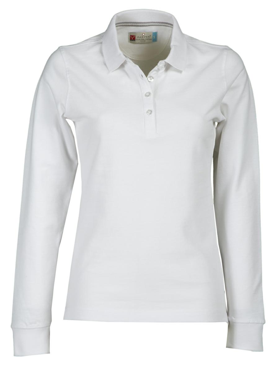 FLORENCE LADY POLO MANICA LUNGA PAYPER personalizzato con logo - Pubblienne