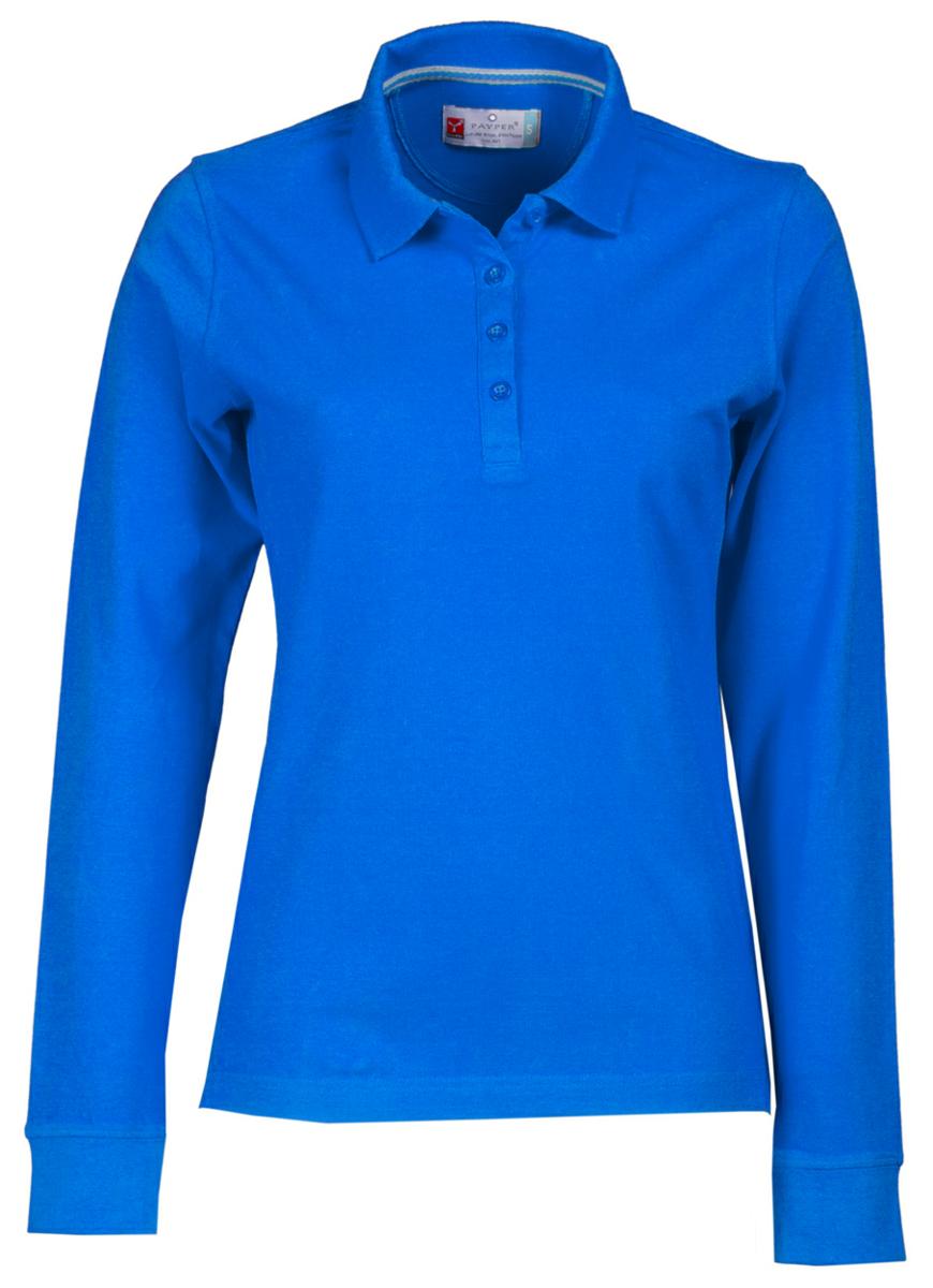 FLORENCE LADY POLO MANICA LUNGA PAYPER personalizzato con logo - Pubblienne
