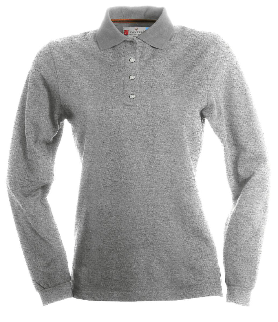 FLORENCE LADY POLO MANICA LUNGA PAYPER personalizzato con logo - Pubblienne