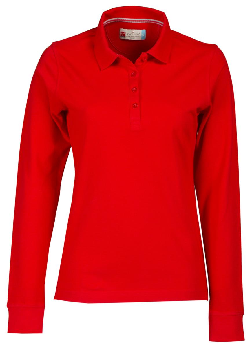 FLORENCE LADY POLO MANICA LUNGA PAYPER personalizzato con logo - Pubblienne