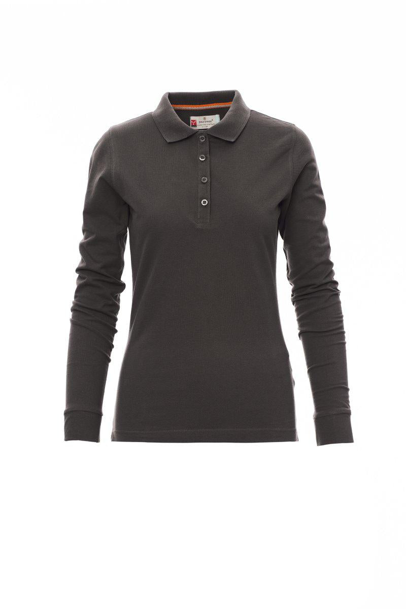 FLORENCE LADY POLO MANICA LUNGA PAYPER personalizzato con logo - Pubblienne