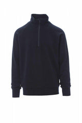 AUSTIN FELPA UOMO MEZZA ZIP GARZATA 330gr PAYPER personalizzato con logo - Pubblienne