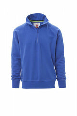 AUSTIN FELPA UOMO MEZZA ZIP GARZATA 330gr PAYPER personalizzato con logo - Pubblienne