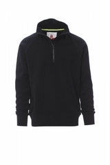 AUSTIN FELPA UOMO MEZZA ZIP GARZATA 330gr PAYPER personalizzato con logo - Pubblienne