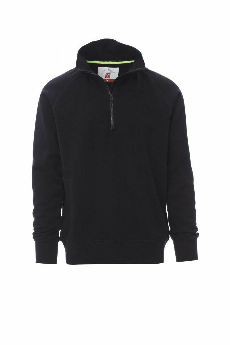 AUSTIN FELPA UOMO MEZZA ZIP GARZATA 330gr PAYPER personalizzato con logo - Pubblienne
