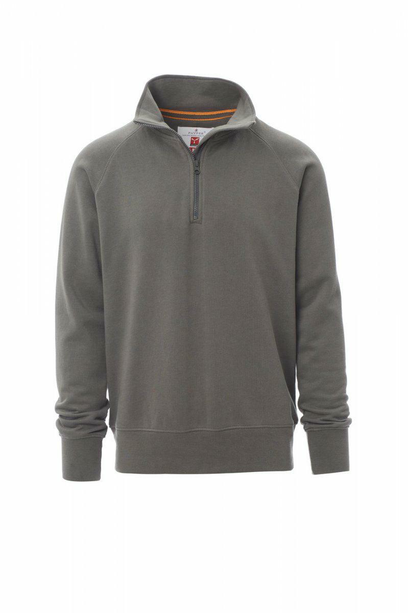 AUSTIN FELPA UOMO MEZZA ZIP GARZATA 330gr PAYPER personalizzato con logo - Pubblienne
