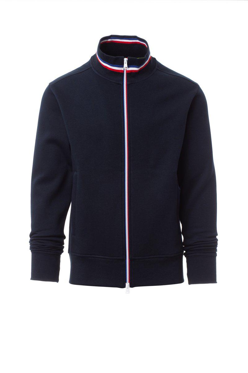 NAZIONALE FELPA FULL ZIP 300 GR. PAYPER personalizzato con logo - Pubblienne