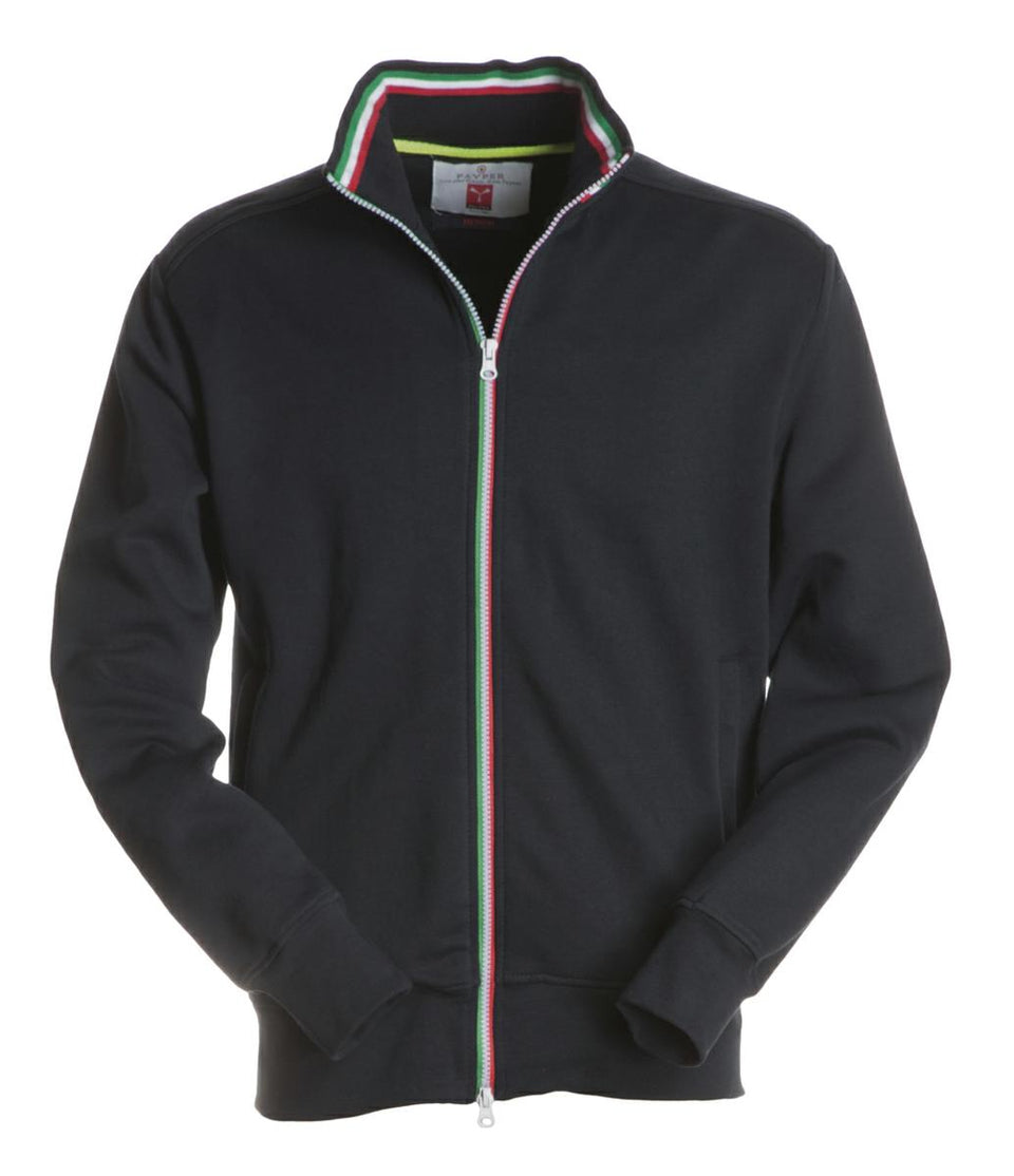NAZIONALE FELPA FULL ZIP 300 GR. PAYPER personalizzato con logo - Pubblienne
