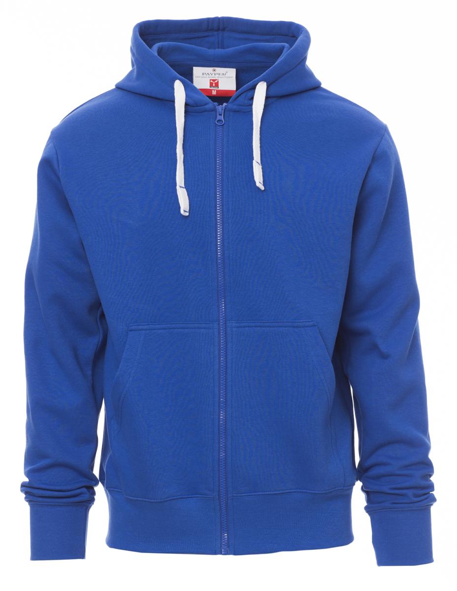PORTLAND FELPA UOMOFULL ZIP E CAPPUCCIO PAYPER personalizzato con logo - Pubblienne