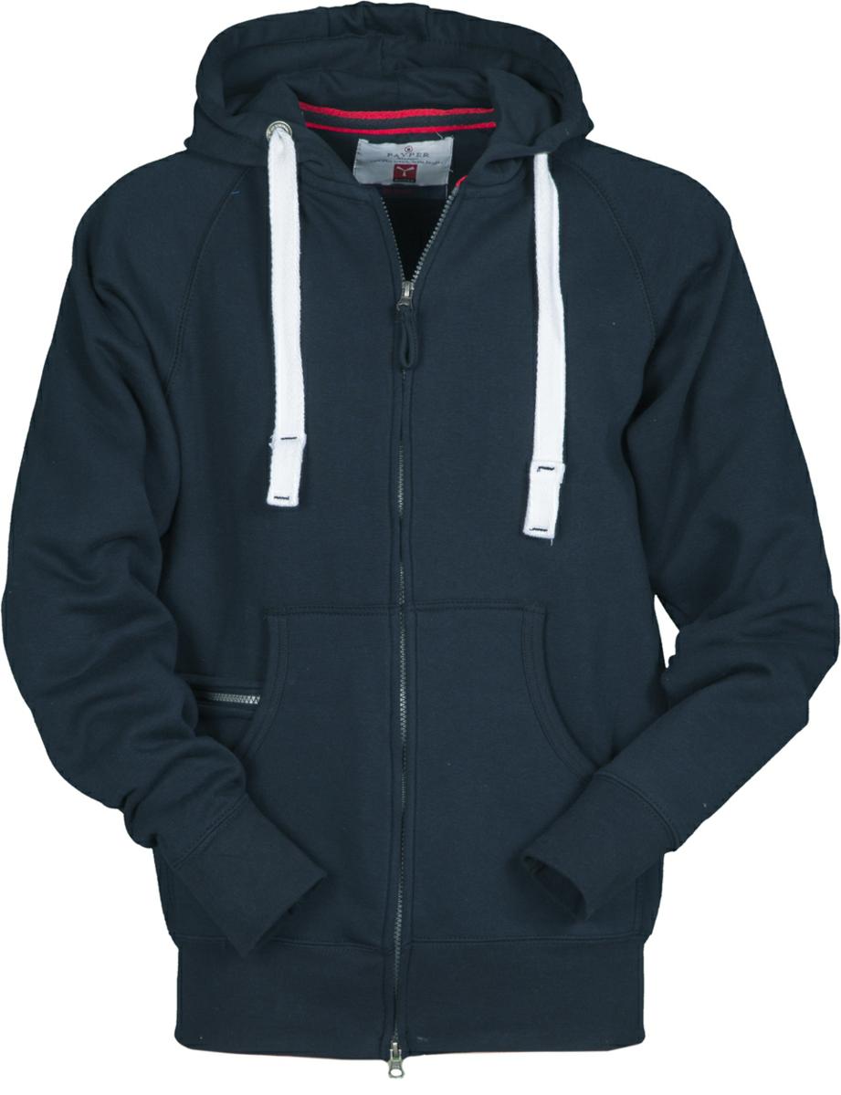 DALLAS+ FELPA 300gr. FULL ZIP CON CAPPUCCIO PAYPER personalizzato con logo - Pubblienne