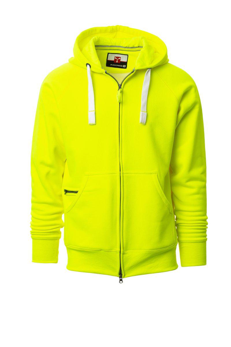 DALLAS+ FELPA 300gr. FULL ZIP CON CAPPUCCIO PAYPER personalizzato con logo - Pubblienne