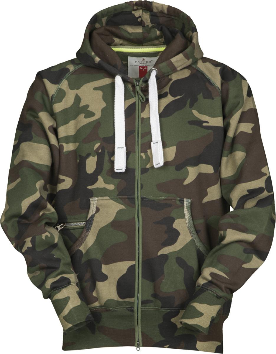DALLAS+ FELPA 300gr. FULL ZIP CON CAPPUCCIO PAYPER personalizzato con logo - Pubblienne