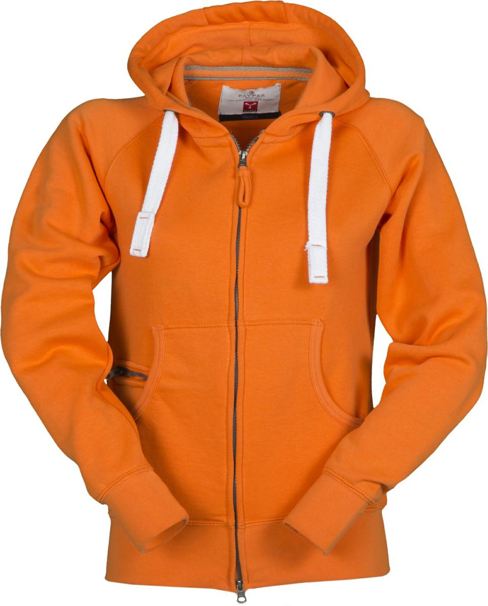DALLAS LADY+ FELPA ZIP INTERA CON CAPPUCCIO PAYPER personalizzato con logo - Pubblienne