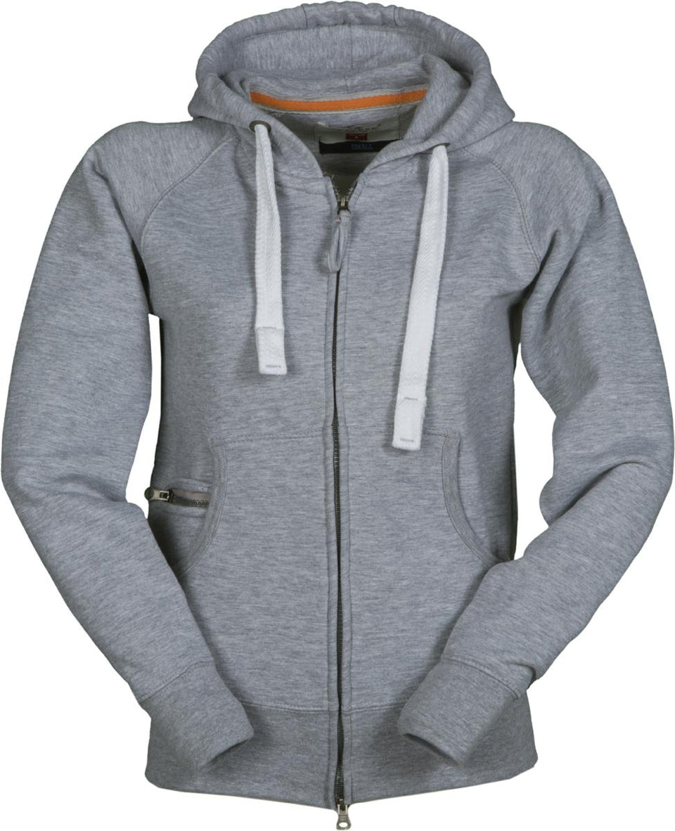 DALLAS LADY+ FELPA ZIP INTERA CON CAPPUCCIO PAYPER personalizzato con logo - Pubblienne