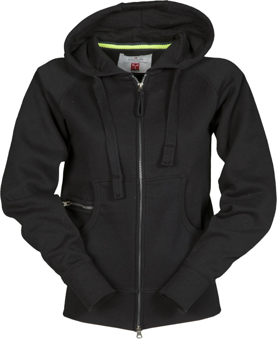 DALLAS LADY+ FELPA ZIP INTERA CON CAPPUCCIO PAYPER personalizzato con logo - Pubblienne