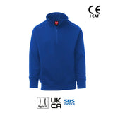 CARSON FELPA UOMO MEZZA ZIP GARZATA 260 gr. PAYPER personalizzato con logo - Pubblienne