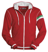 NEVADA FELPA ZIP INTERA CON CAPPUCCIO PAYPER personalizzato con logo - Pubblienne