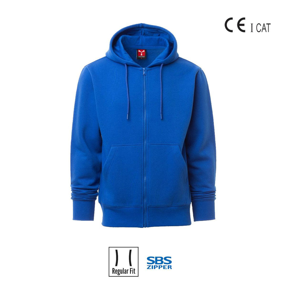 PONTIAC FELPA UOMO ZIP INTERA GARZATA 260G PAYPER personalizzato con logo - Pubblienne