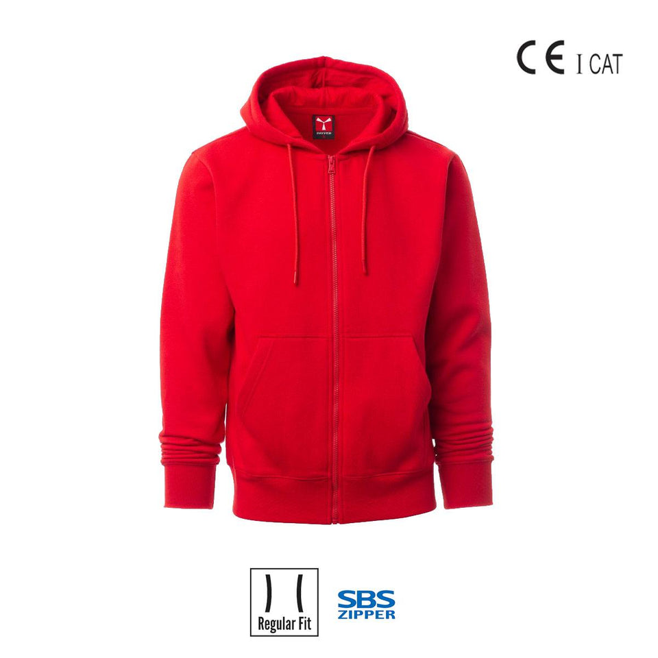 PONTIAC FELPA UOMO ZIP INTERA GARZATA 260G PAYPER personalizzato con logo - Pubblienne