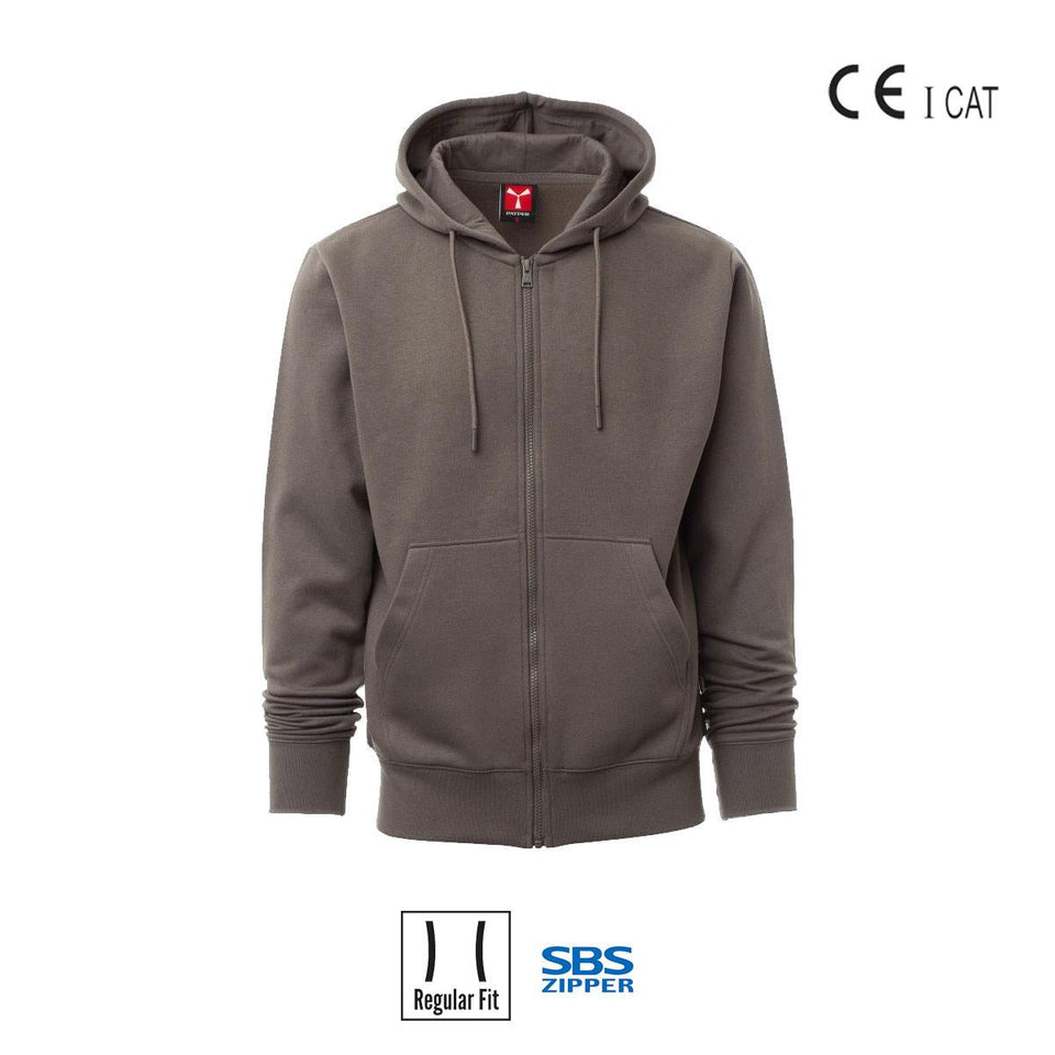 PONTIAC FELPA UOMO ZIP INTERA GARZATA 260G PAYPER personalizzato con logo - Pubblienne